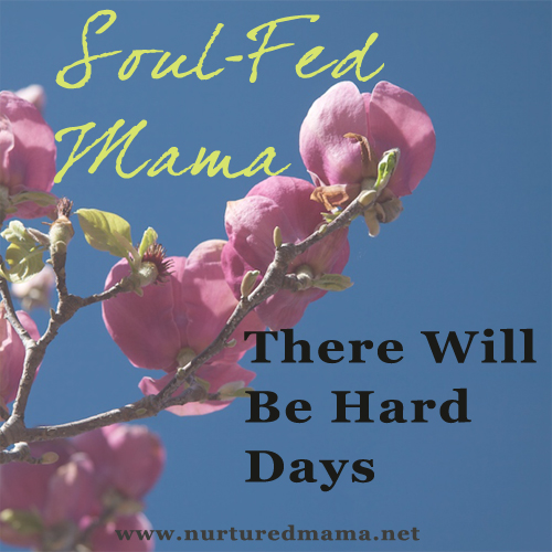 There Will Be Hard Days, part of the Soul-Fed Mama series on www.nurturedmama.net