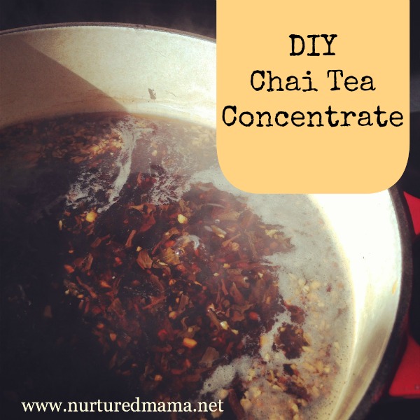 DIY Chai Tea Concentrate | nurturedmama.net