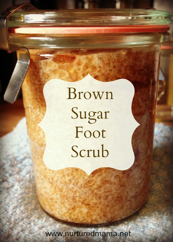 Brown Sugar Foot Scrub :: nurturedmama.net