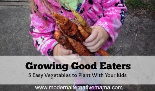 Grow Good Eaters - 5 easy vegetables to plant with your kids :: www.nurturedmama.net