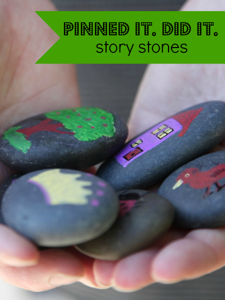 Story stones are great for imaginative play - make your own! :: nurturedmama.net