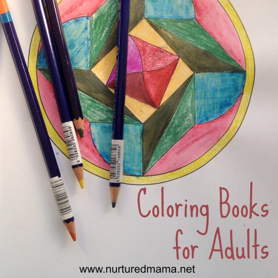 Coloring books for adults are the new way to relax and unwind. :: www.nurturedmama.net