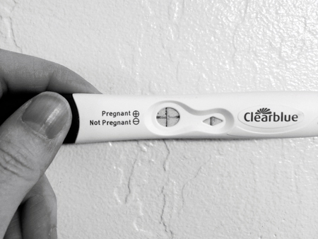 positive clear blue pregnancy test