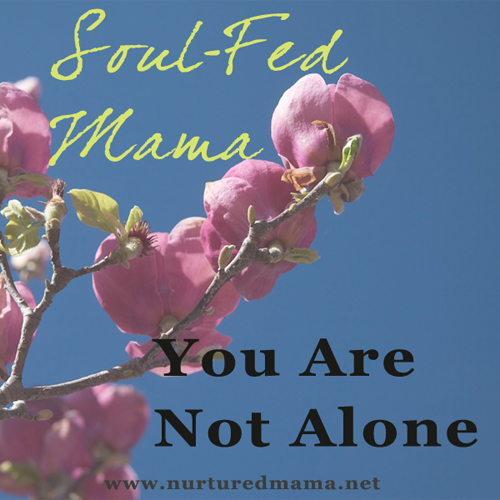 Soul-Fed Mama: You Are Not Alone | www.nurturedmama.net