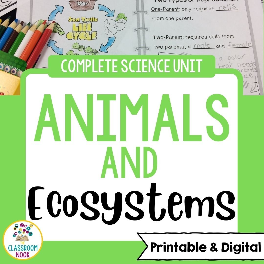 Animals: Classification, Life Cycles, Habitats, Food Chains, Adaptations &  MORE! — THE CLASSROOM NOOK