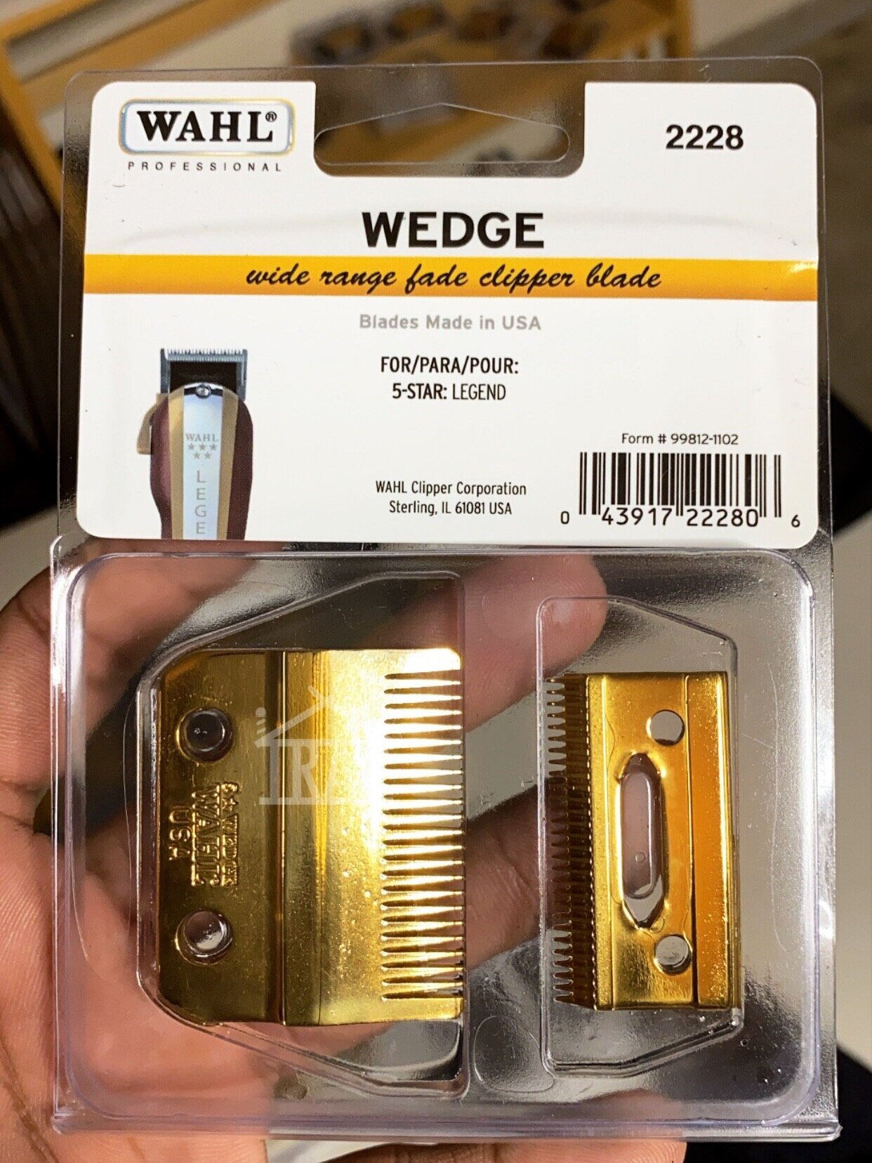gold wahl clipper blades
