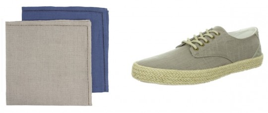 Men's Image Consultant: Linen Pocket Squares and Sneakers