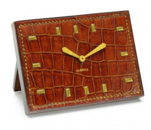 Father's Day Gifts 2014: Vintage Hermes Crocodile Clock