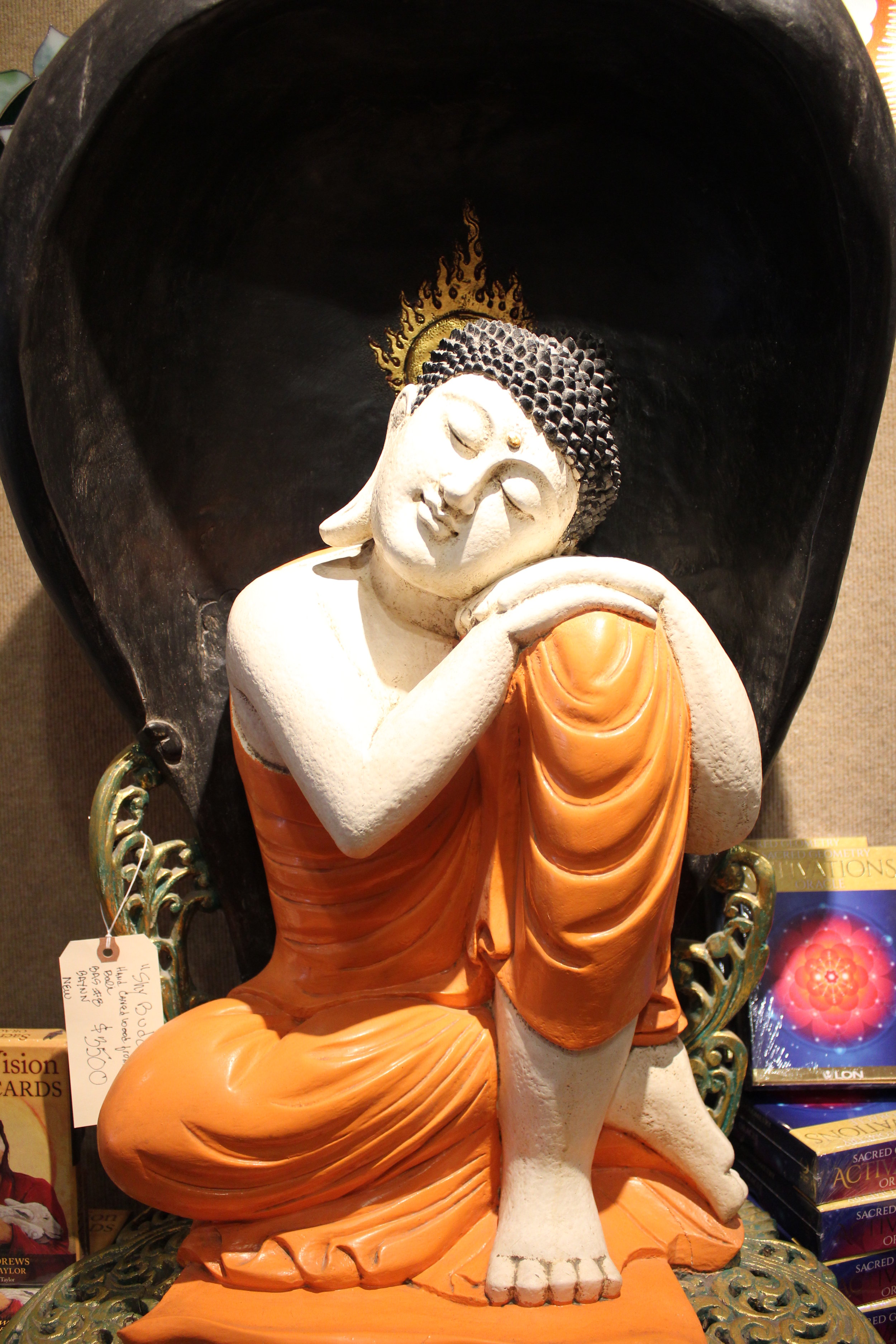 orange buddha