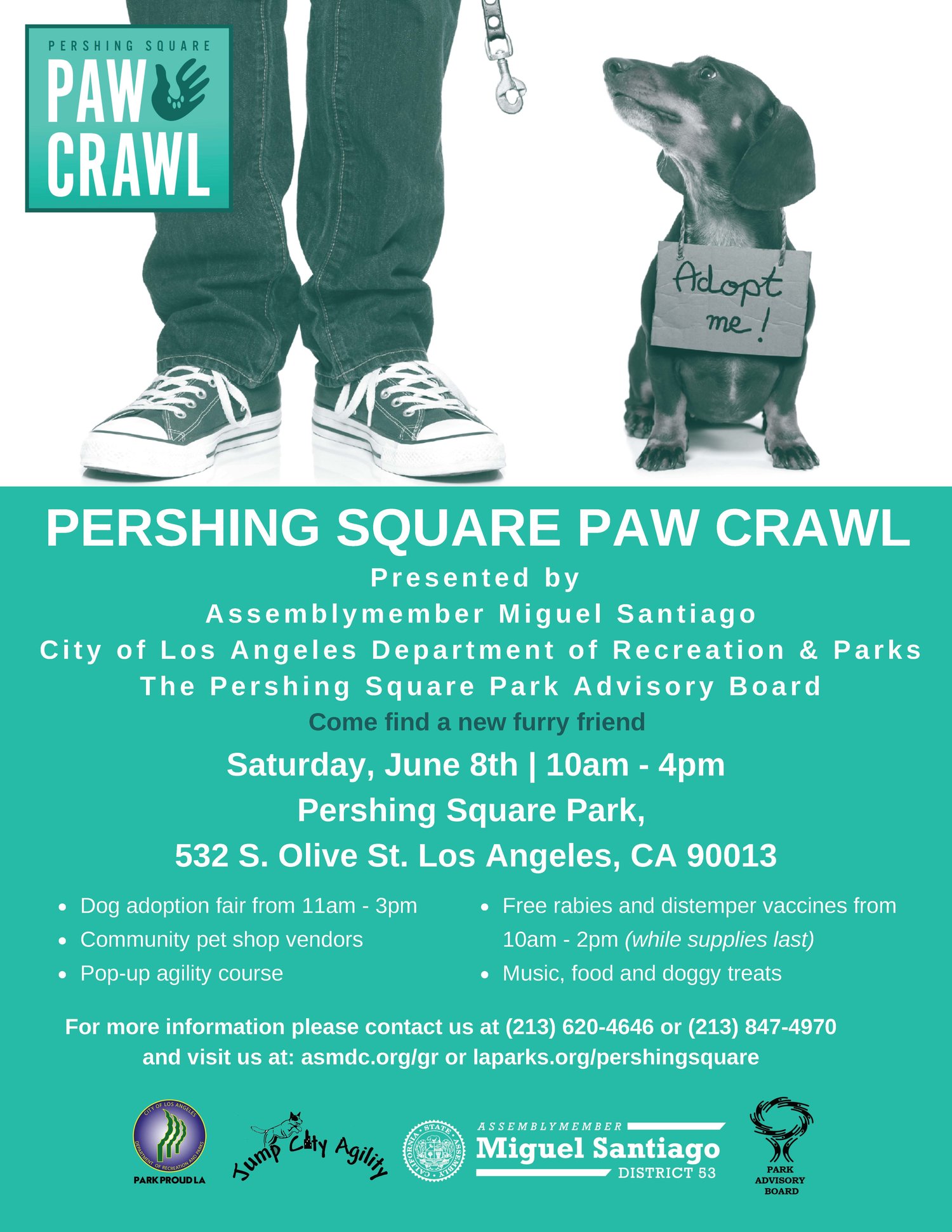 Pershing Square Paw Crawl