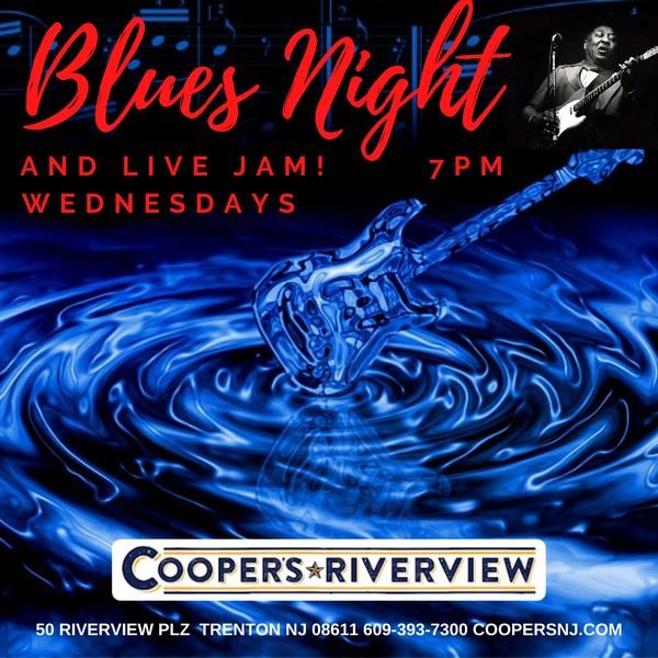 Blues Night and Jam! a motley Join Cooper\'s for Dinning Blues and crew jammers our (Copy) of blues Rockin\' and Riverview band — house Jam! Dancing