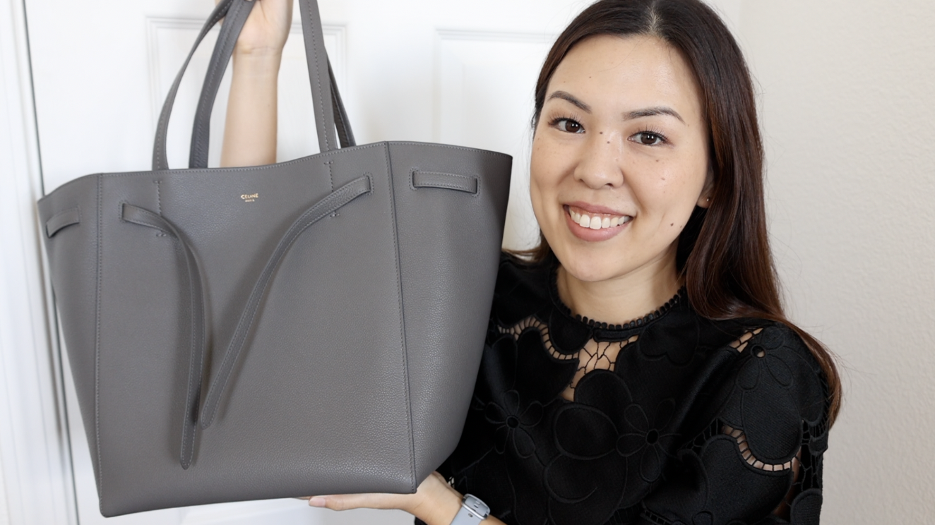 UNBOXING My New Celine Cabas Phantom Tote. First Impressions. My First Celine  Bag! — Simple Casual Chic