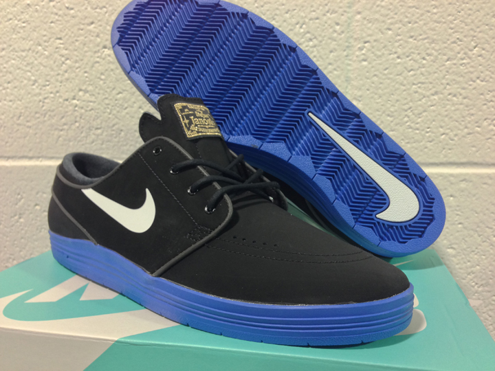 New Nike SB Lunar Janoski black/white game royal in now also check out the new color in SB Stefan Janoski Max — NC Boardshop