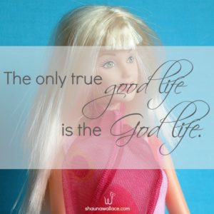 The only true good life is the God life.