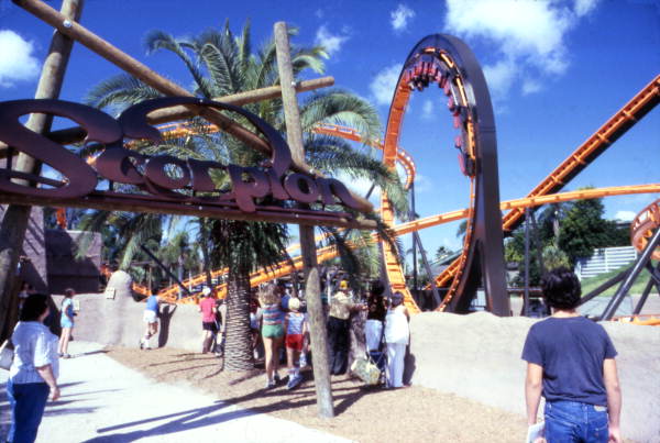 Flashback The Scorpion Busch Gardens Tampa The Sober Coaster