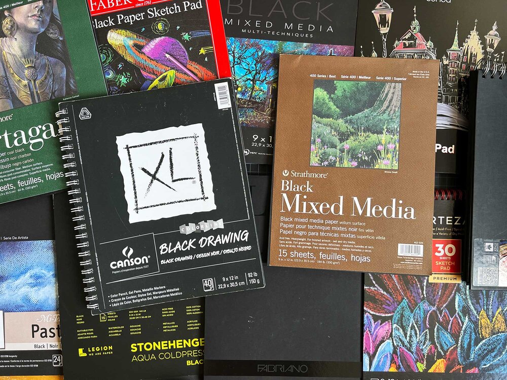 The Best Black Paper Drawing Pads and Sketchbooks — The Studio Manager