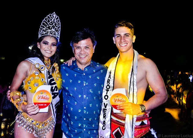 Paola Clarissa e Fábio Goulart foram eleitos Musa e Garoto Verão Indaiá 2018; Paola representou o clube no Congresso Brasileiros dos Clubes em Campinas (SP). Foto: Vicente Ferraz