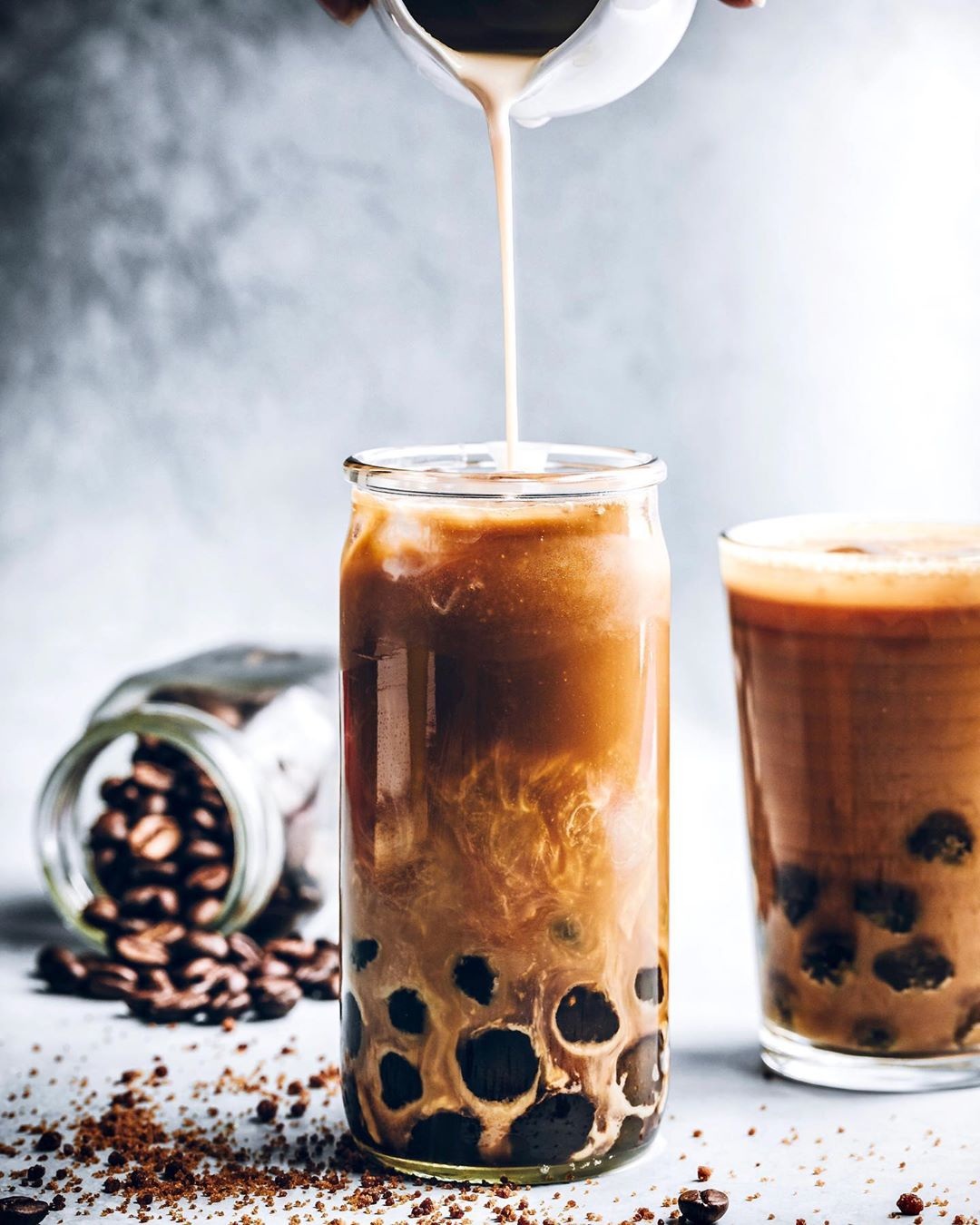 Coconut Iced Coffee with Homemade Boba — Cupcakeree