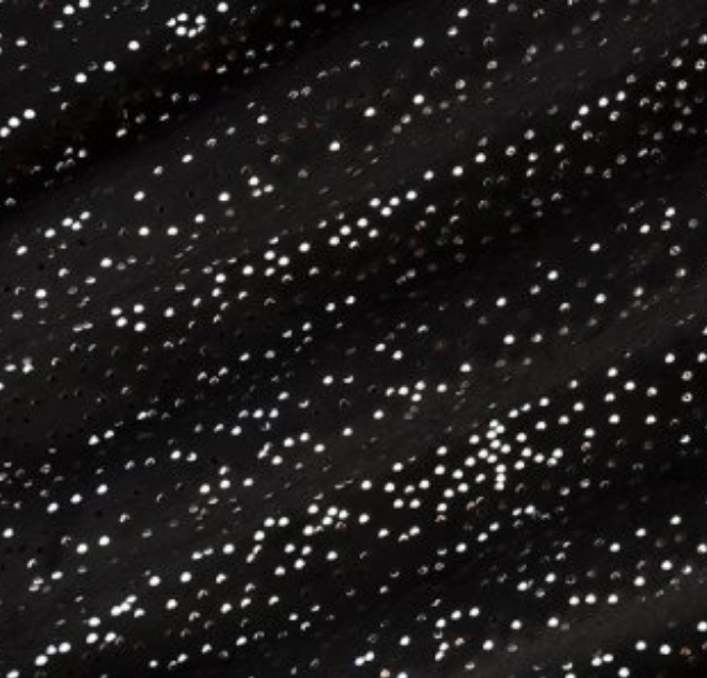Cuddle Glitter - Black/Silver (Shannon Fabrics) — Starry Night Hollow