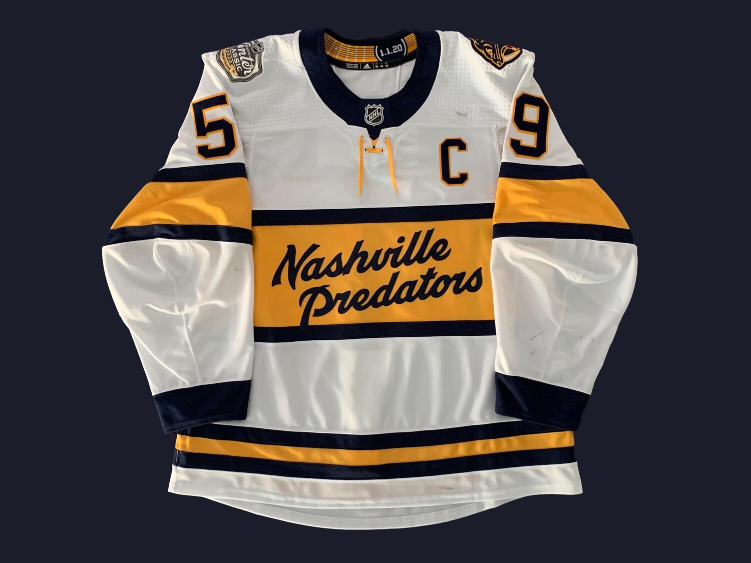 I made some Winter Classic Jersey Wallpapers! : r/Predators