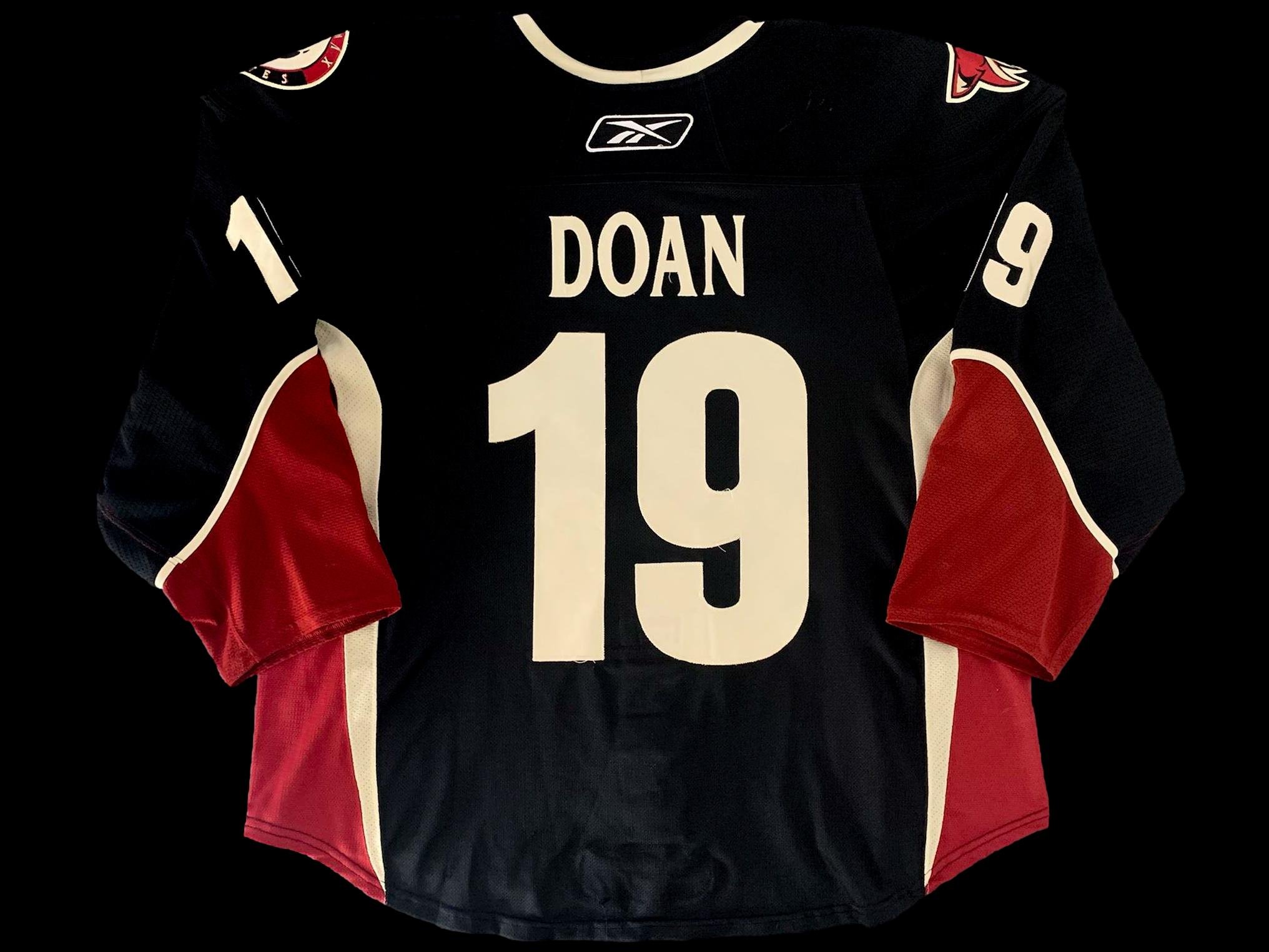 coyotes game worn jersey