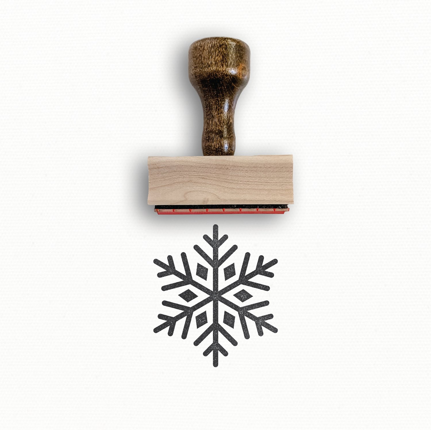 Snowflake Stamp, Simple Holiday Stamps