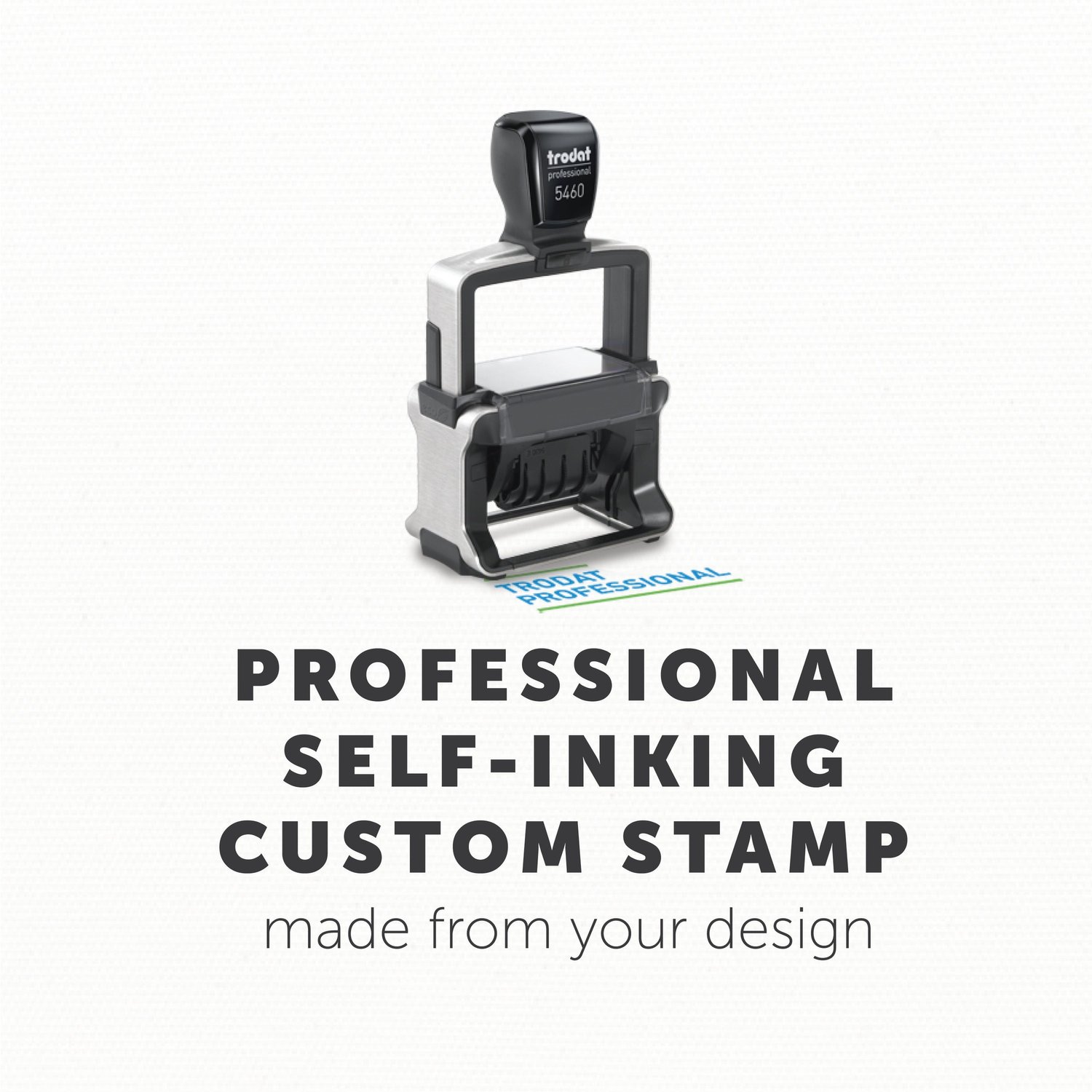 Custom Self-Inking Stamp | Custom Logo Stamp | Eco-Friendly Packaging Stamp  | Custom Rubber Stamp | Personalized | Professional Heavy Duty — Modern