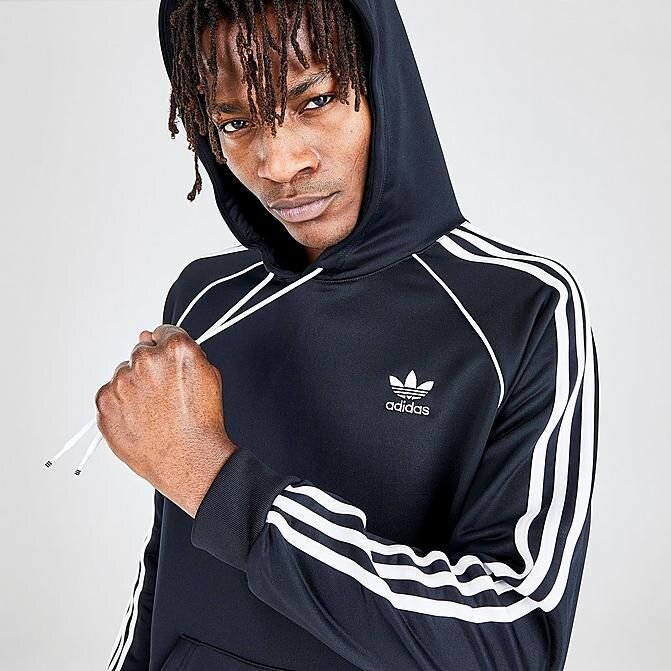 The #adidas Originals SST hoodie is on 