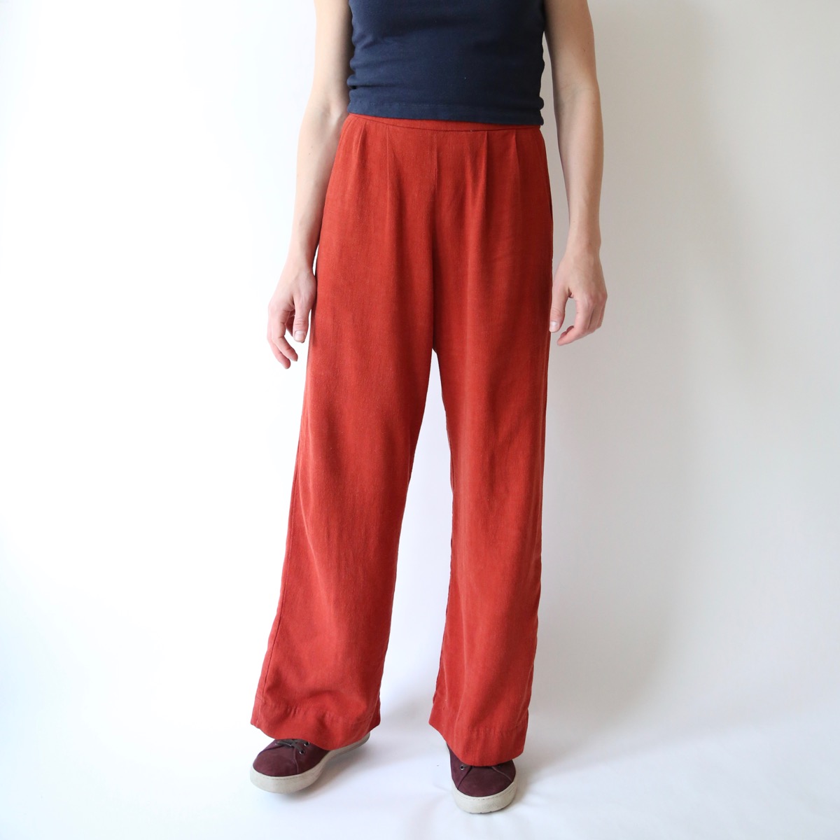 Rose Pants In Viscose Linen Made By Rae,Thai Green Curry Recipe Authentic
