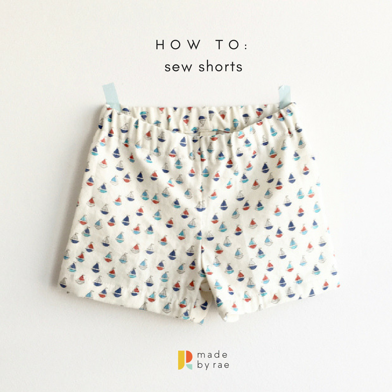 How to Cut and Sew a Short Pant with an Elastic waist band
