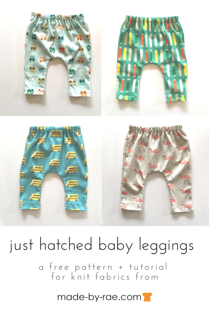 patterned baby leggings