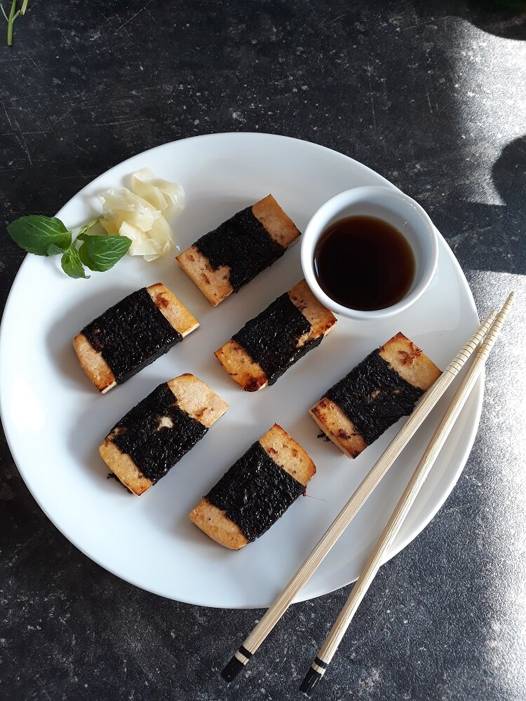 Gebratener Tofu mit Nori — SOJAFARM