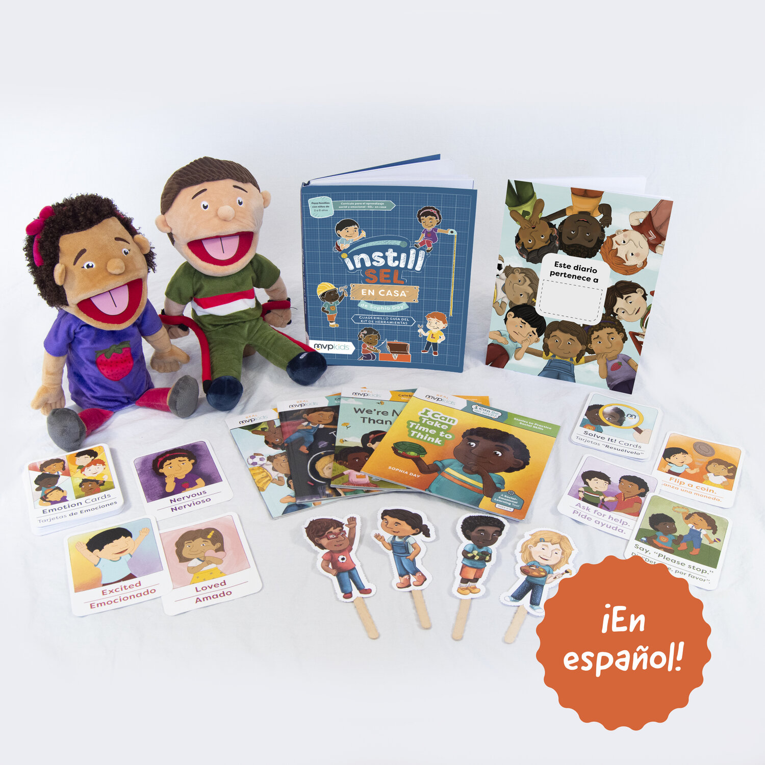 Kit de herramientas Instill® SEL en casa PREMIUM en español — MVP Kids®, Journey to Character