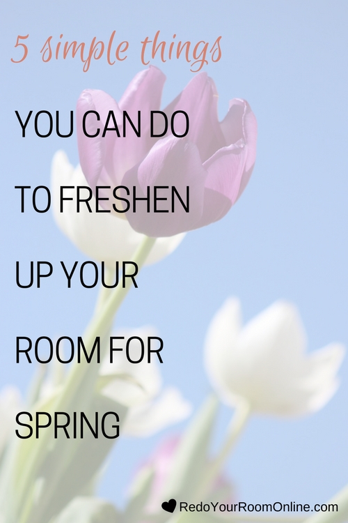 You're probably ready to trade in your winter boots for some cute open toes like me, so why not start switching some things up in your room for Spring too? Click through for the interior design tips on 5 simple things you can do to freshen up your room for Spring.