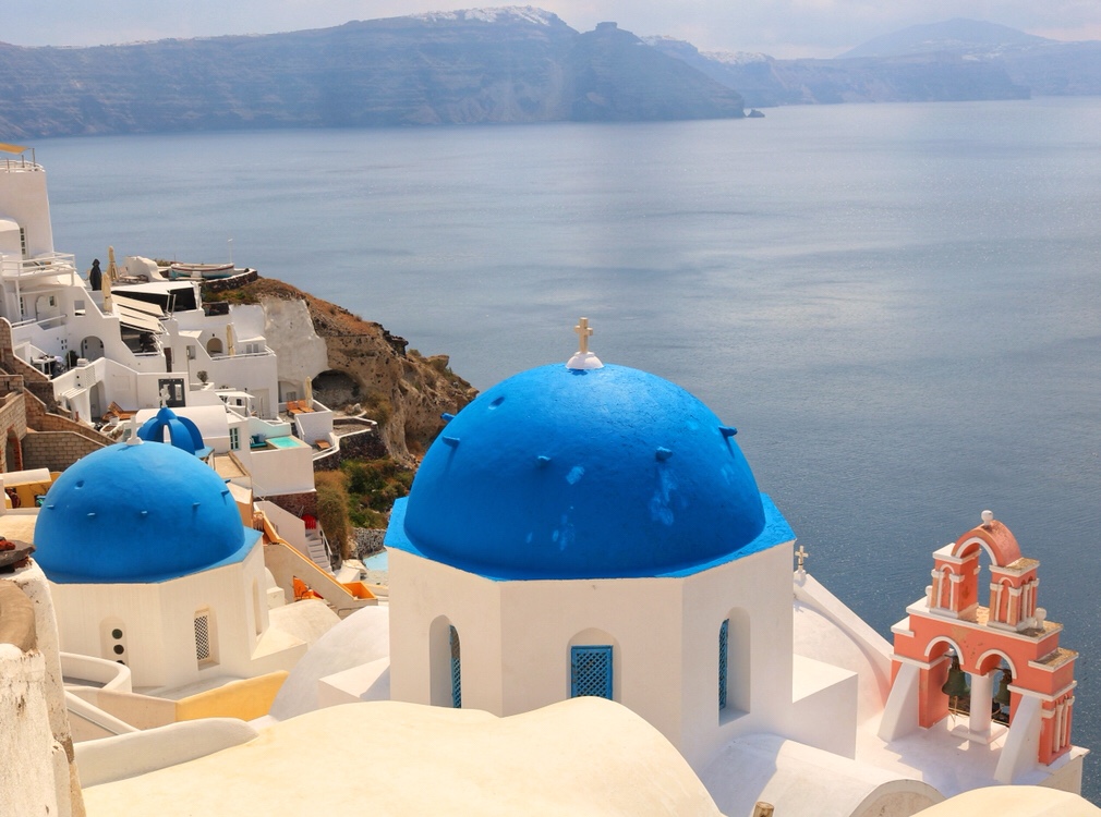 Famous Blue Domed Churches of Oia