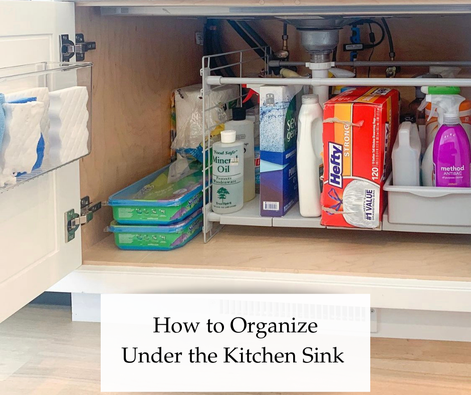 Under Sink Organization - How to Organize Under a Kitchen Sink
