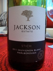 Jackson Estate Stich Sauvignon Blanc 2011 viini