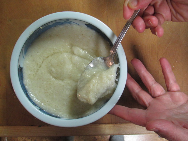 My mother's new year tradition: Cream of Wheat and Cheese Pudding