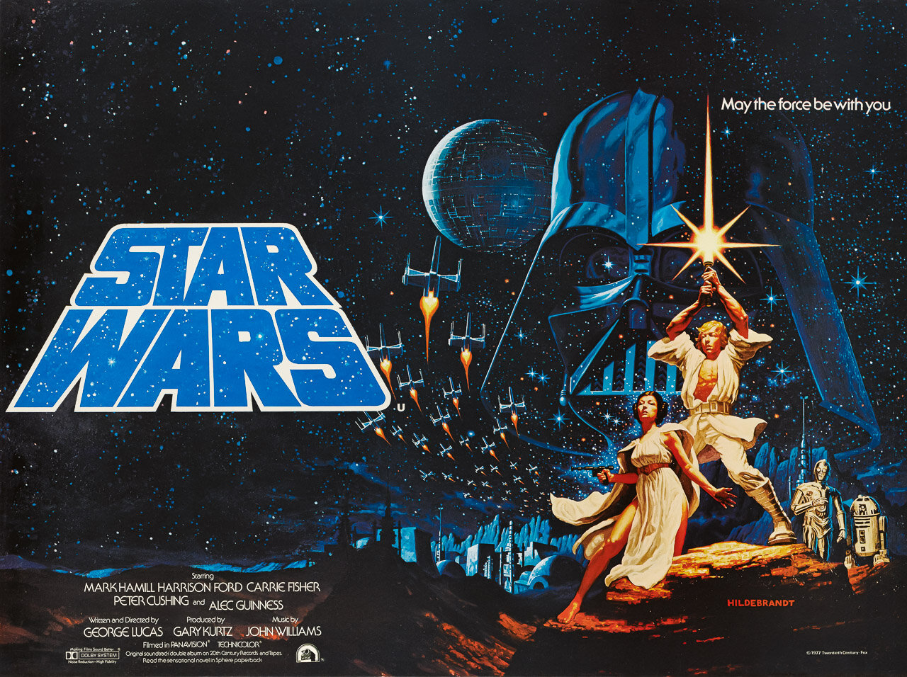 A NEW HOPE  STAR WARS EPISODE 1977 MOVIE Poster Premium Quality Choose your Size 