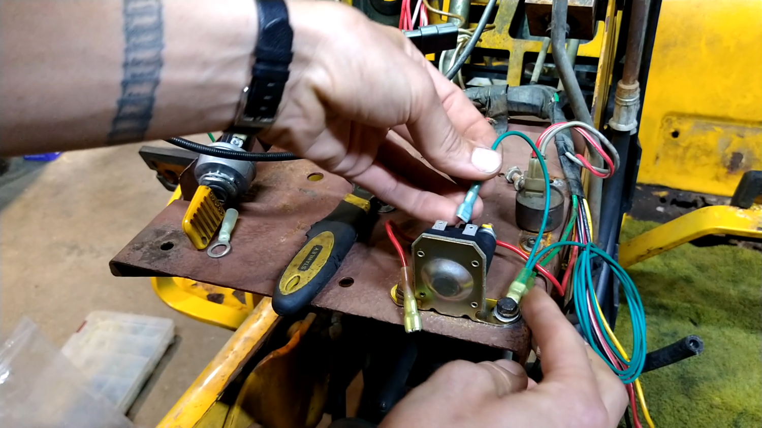 Cub Cadet 1882 Electrical System, Part 4 Wiring Overhaul Starter