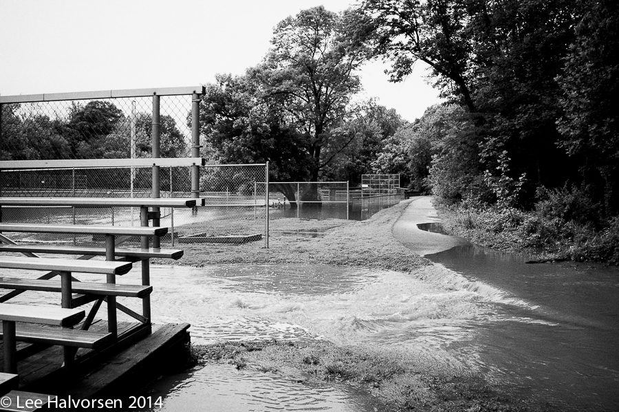 Flooded Baseball Fields