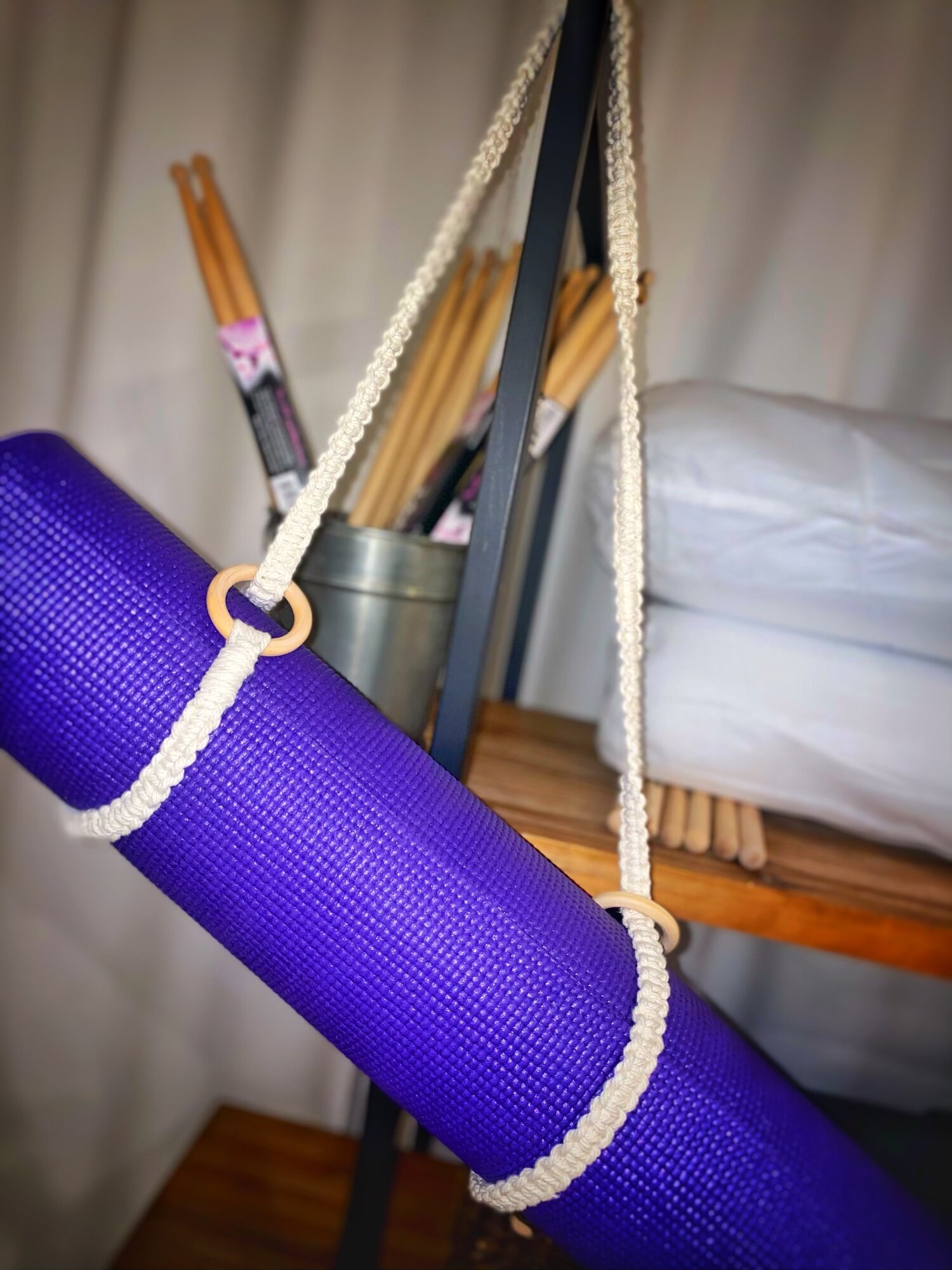 Macrame Yoga Strap — Pilates Jill