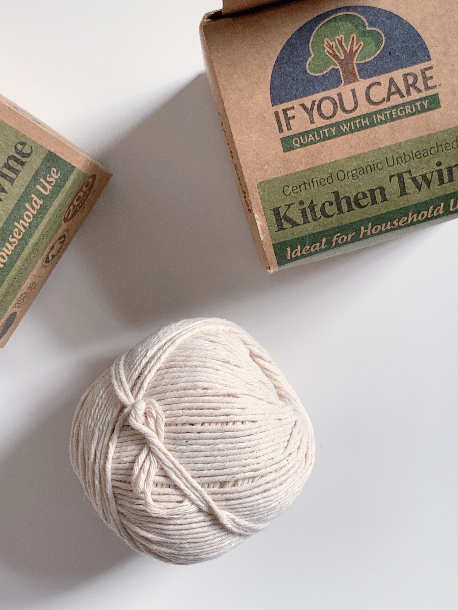 Natural Cooking Twine, Organic, 200ft - If You Care