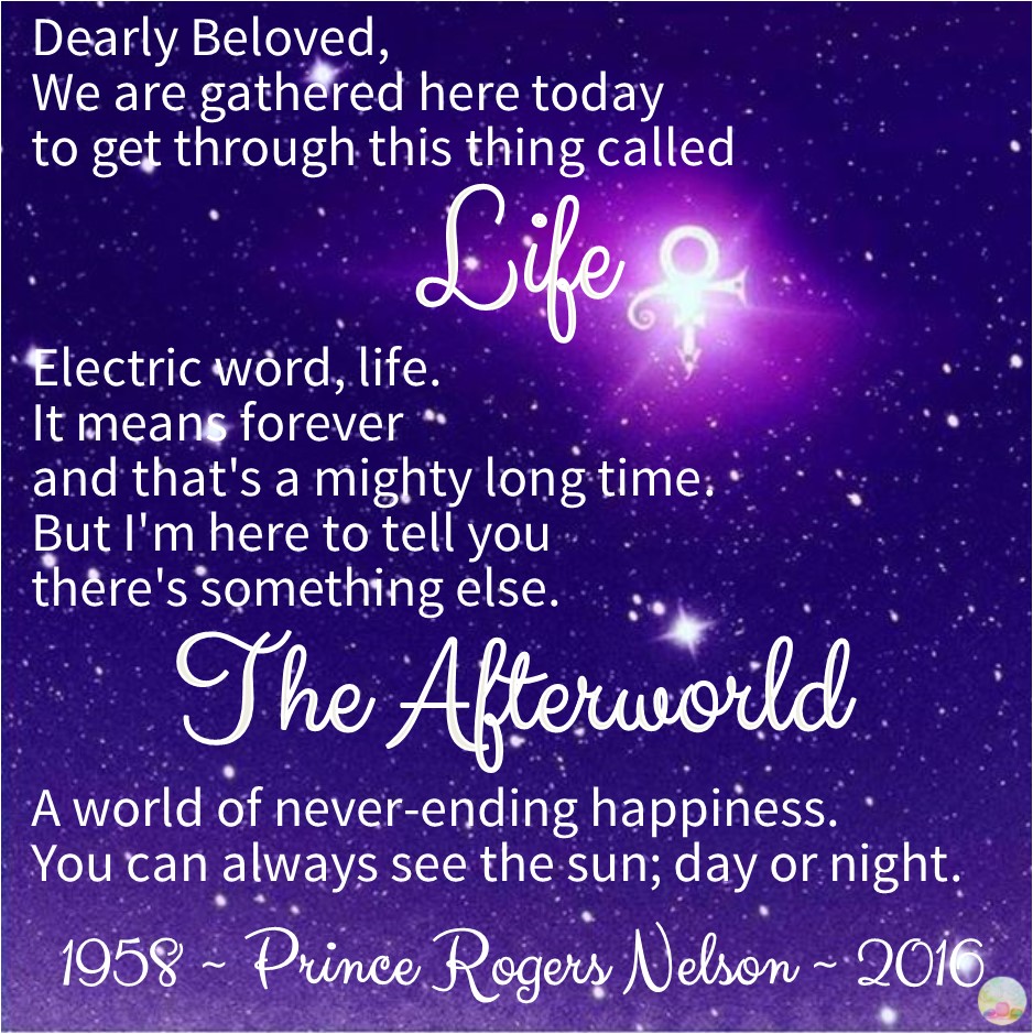 Prince: Life and the Afterworld. 1958 - 2016.
