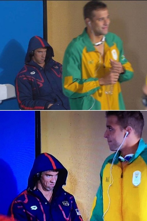Michael Phelps and Chad le Cros ~ 2016 Olympic Games