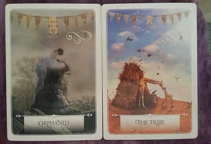 Orphaned and The Tribe: Cards for November 2016's energy.