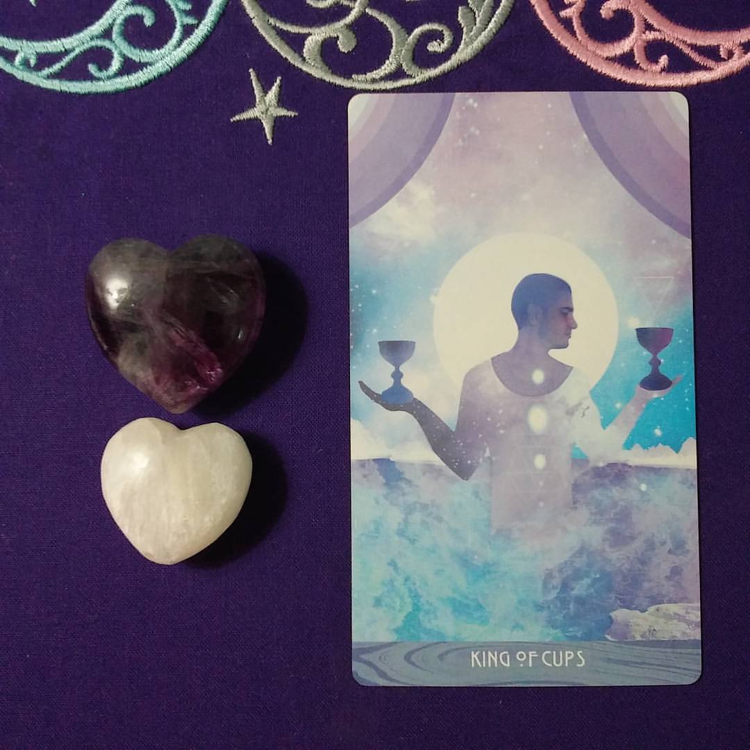 Emotional Balance ~ A post by Ellen M. Gregg :: Intuitive ~ King of Cups from The Starchild Tarot Akashic