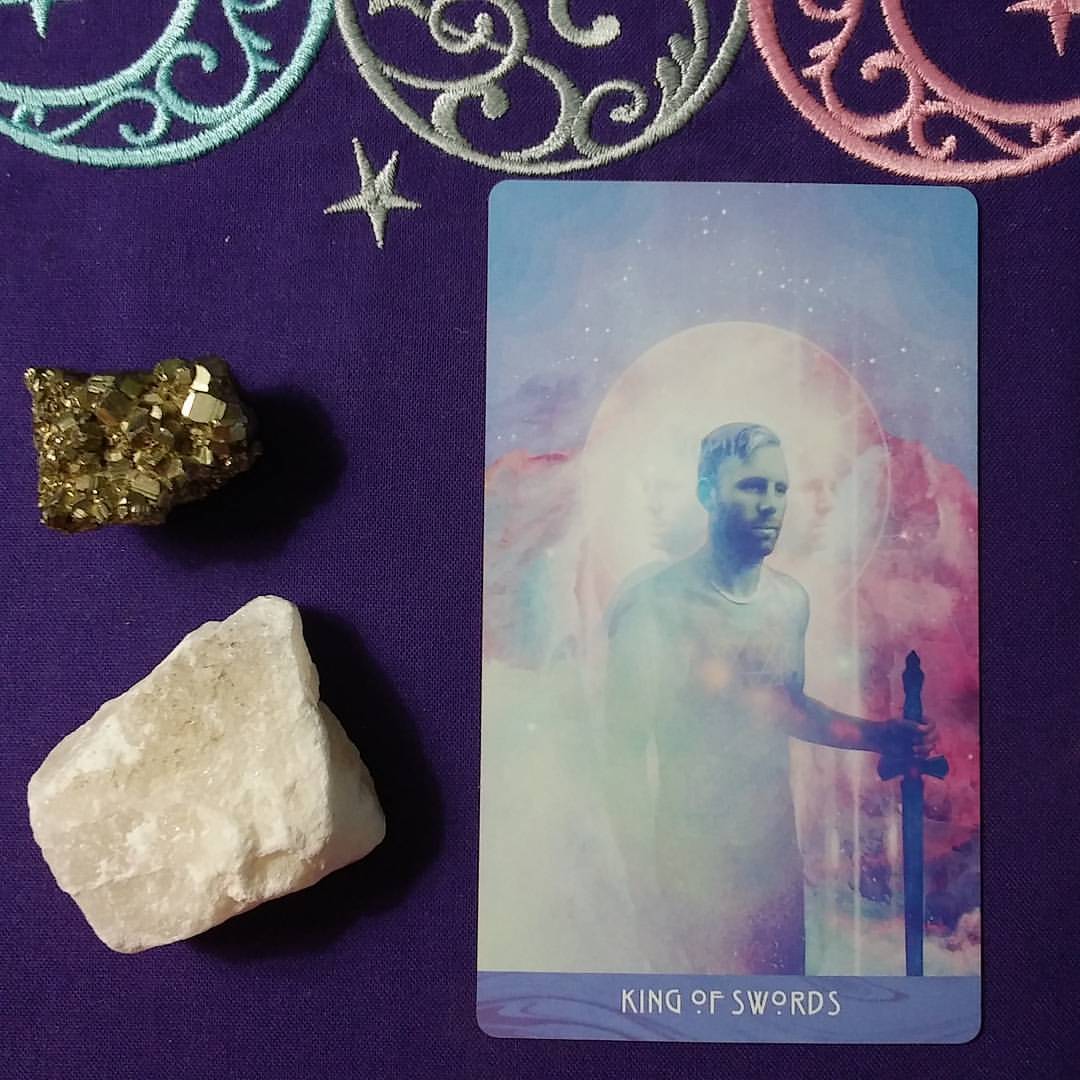 Communicating from the Soul ~ A post by Ellen M. Gregg :: Intuitive ~ King of Swords from The Starchild Tarot Akashic