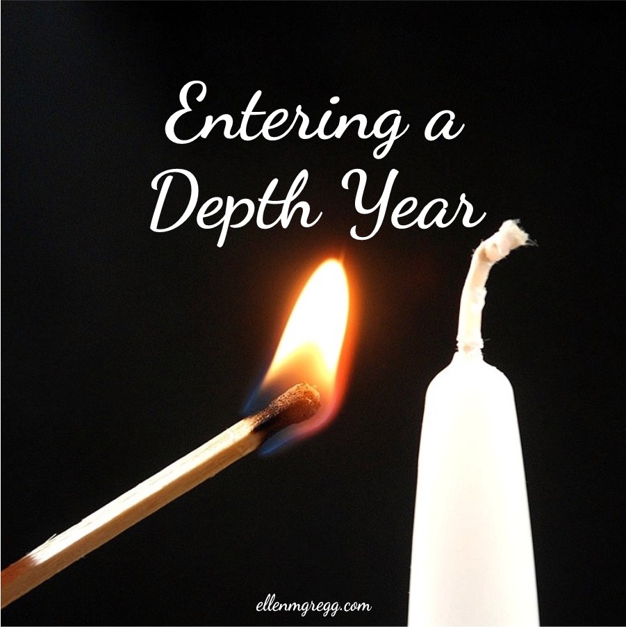 Entering a Depth Year ~ A post by Ellen M. Gregg :: Intuitive Ellen ~ #depthyear #2019