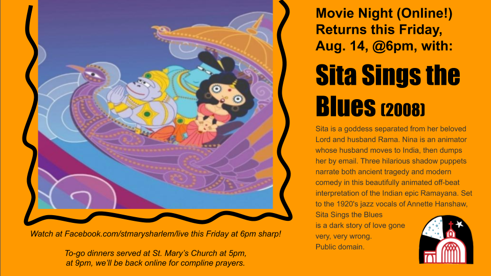 Friday Hot Meal/ Movie Night: Sita Sings the Blues — WANA Community  Resource Center